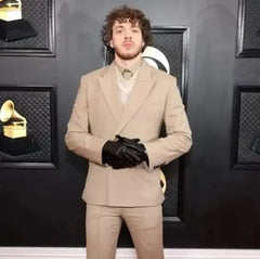 Grammys-Awards-2023-Jack-Harlow-Beige-Blazer