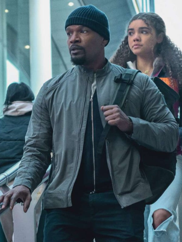 Back in Action Jamie Foxx Grey Jacket 