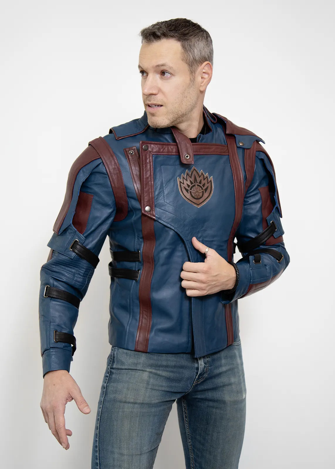 Guardians-of-the-Galaxy-vol-3-star-lord-blue-leather-Jacket