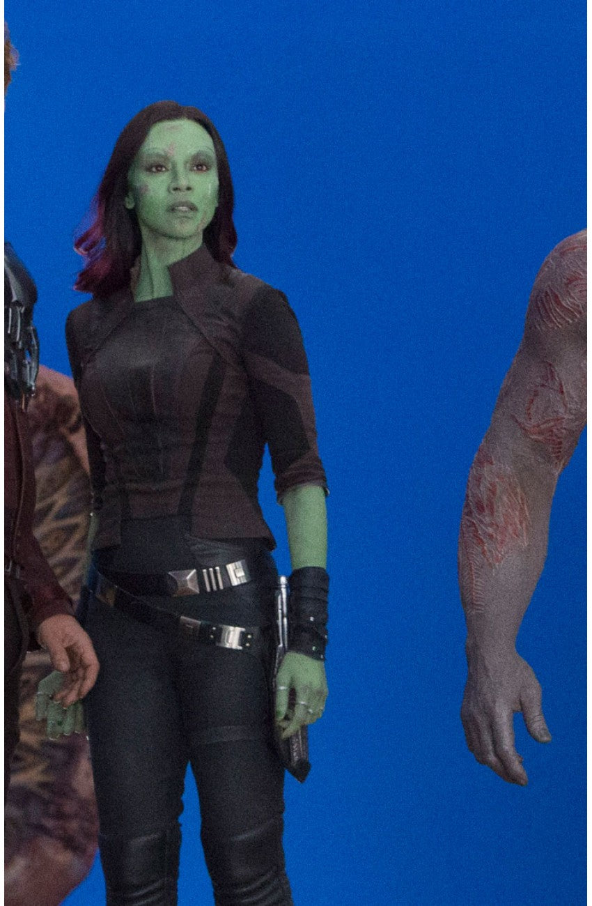 Guardians Of The Galaxy Vol 2 Gamora Cropped Jacket