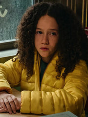 Gunpowder Milkshake Chloe Coleman Yellow Puffer Jacket