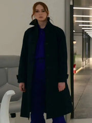 Karen Gillan Gunpowder Milkshake Sam Black Trench Coat