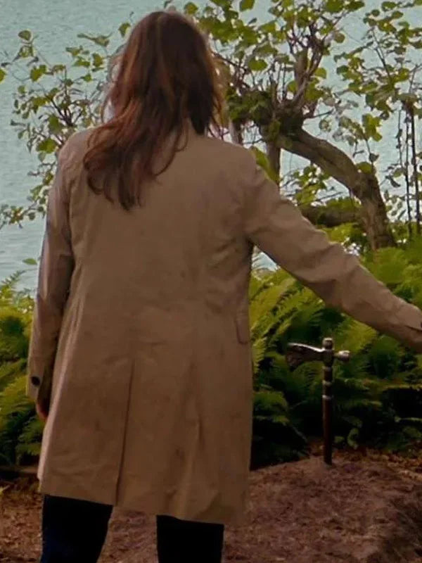 Gunpowder Milkshake Lena Headey Brown Trench Coat