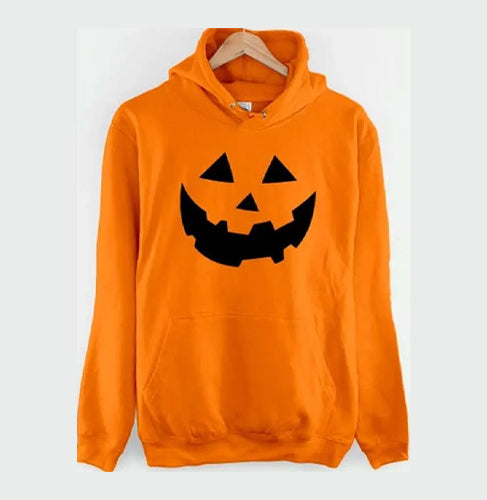 Halloween Special Pumpkin Orange Hooded Jacket