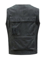 Han Solo Star Wars Leather Vest back