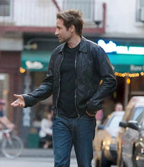 CALIFORNICATION HANK MOODY SEASON 5 LEATHER JACKET