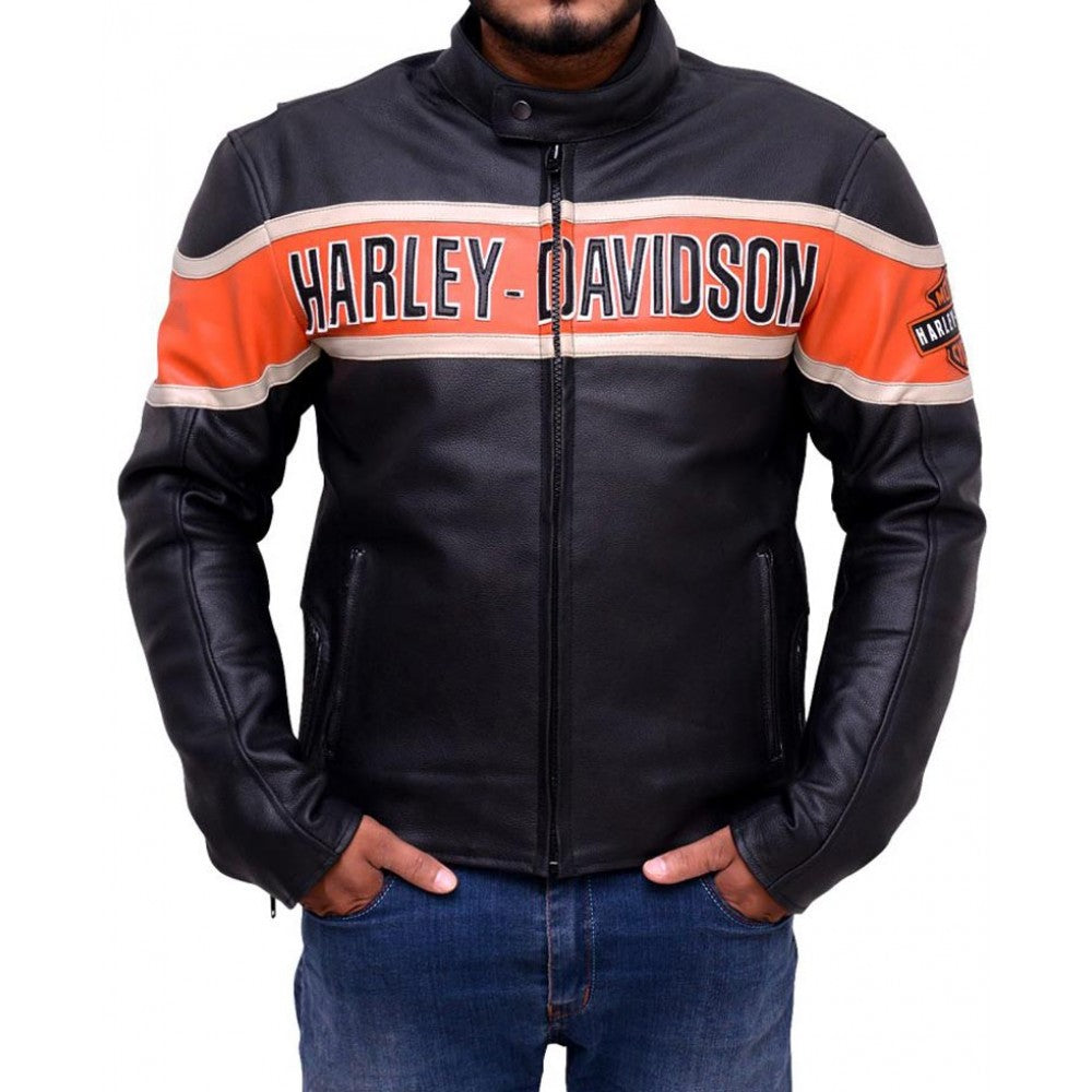 Harley Davidson Victory Lane Leather Jacket