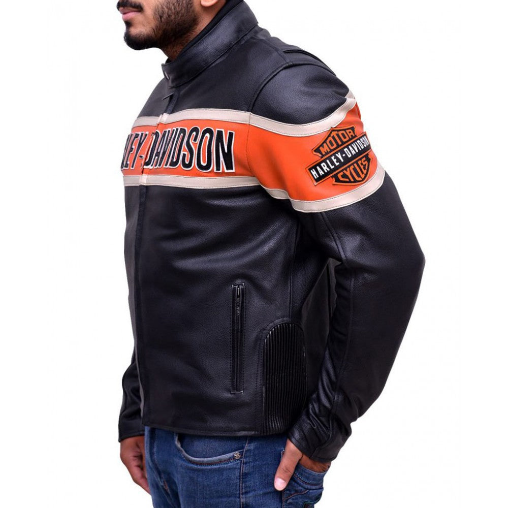 Harley Davidson Victory Lane Leather Jacket