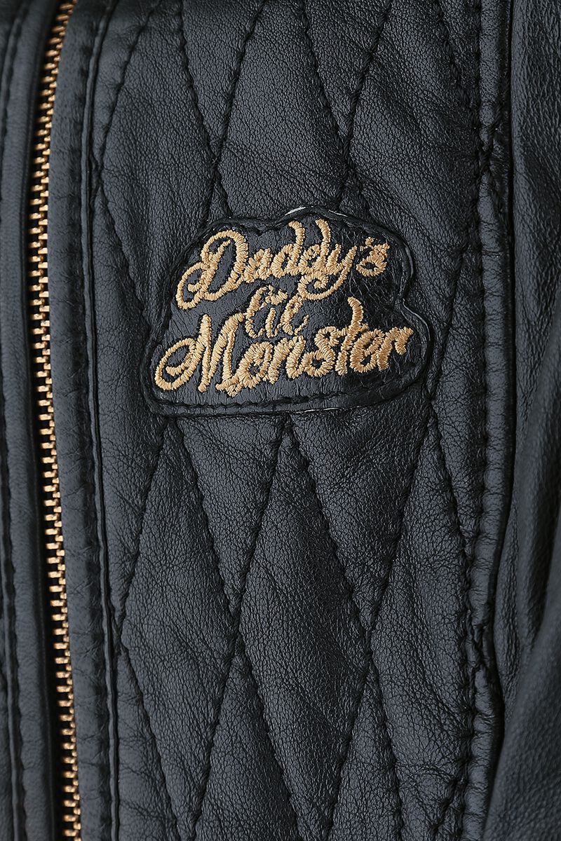 Harley Quinn Daddy’s Lil’ Monster Quilted Leather Jacket