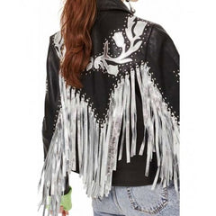 Margot Robbie Fringe Jacket