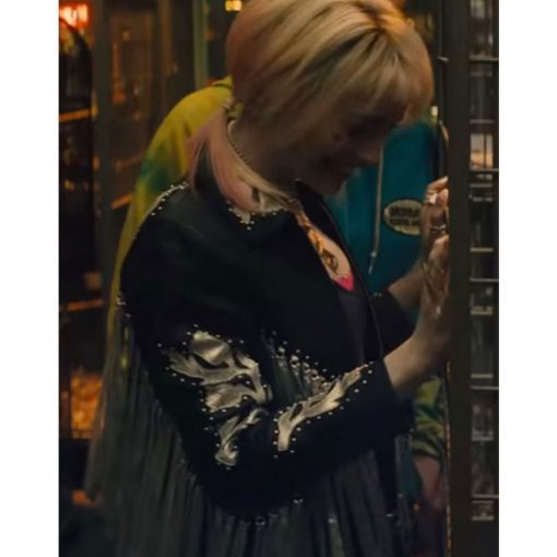 Margot Robbie Fringe Jacket