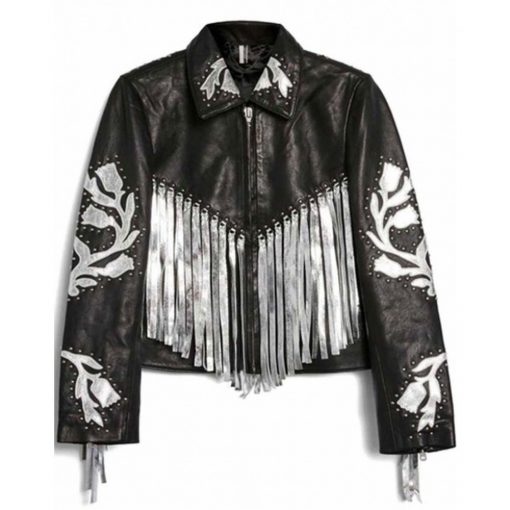 Margot Robbie Fringe Jacket