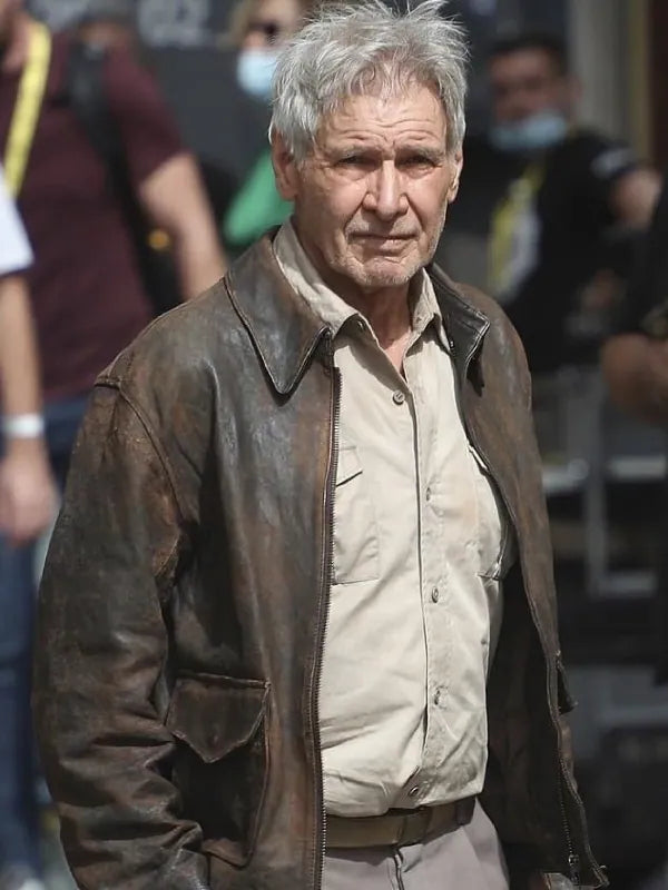 Harrison Ford Indiana Jones Brown Leather Jacket