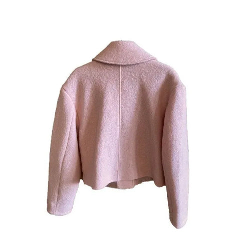 Hocus Pocus 2 Lilia Buckingham Pink Woolen Jacket