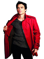 Ian Somerhalder Cotton Coat