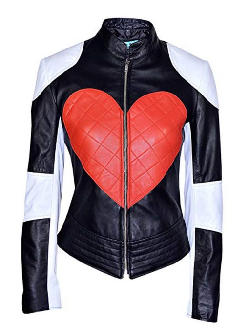 International Icon Kylie Minogue Valentine Special Heart Leather Jacket