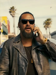 The Wrecking Crew 2026 Jason Momoa Leather Jacket