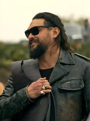 The Wrecking Crew 2026 Jason Momoa Leather Jacket