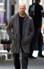JASON STATHAM THE FATE OF THE FURIOUS LEATHER COAT