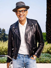 Jeff Goldblum Jurassic World Dominion Leather Jacket