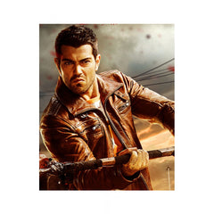 Jesse Metcalfe Dead Rising Watchtower Brown Leather Jacket
