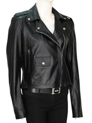 KRYSTEN RITTER THE DEFENDERS JESSICA JONES LEATHER JACKET