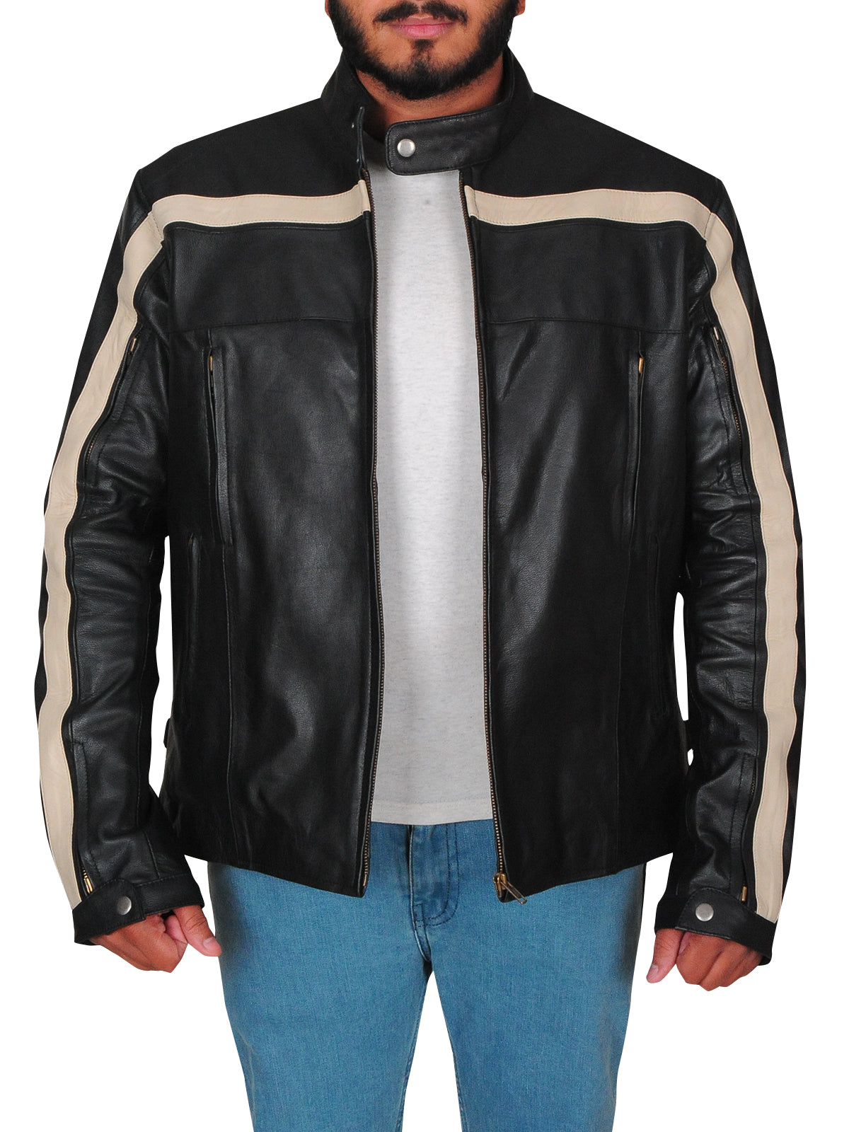 JOE ROCKET MOTORCYCLE OLD SCHOOL LEATHER JACKET