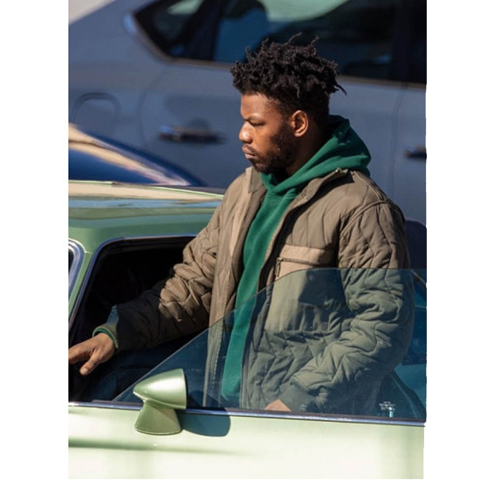 John Boyega Fontaine They Cloned Tyrone Green Jacket for Man