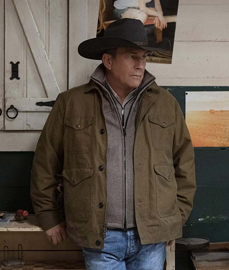 Yellowstone S02 John Dutton Brown Jacket