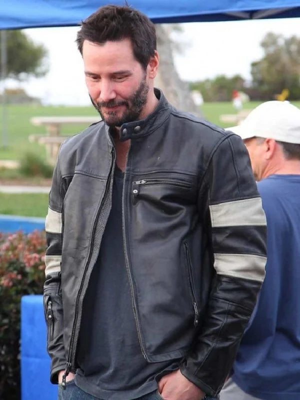 Keanu Reeves John Wick 2 Cafe Racer Leather Jacket