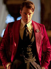 John Wick Chapter 4 Bill Skarsgard Red Blazer