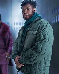 John Boyega Fontaine They Cloned Tyrone Green Jacket for Man