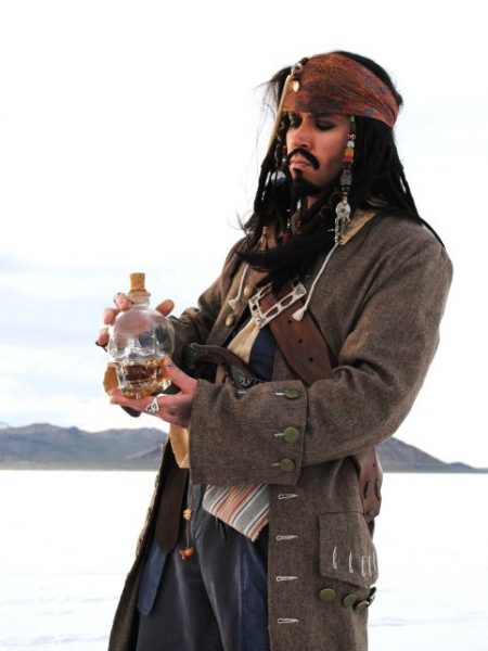Johnny Depp Pirates of the Caribbean 3 Jack Sparrow Brown Coat