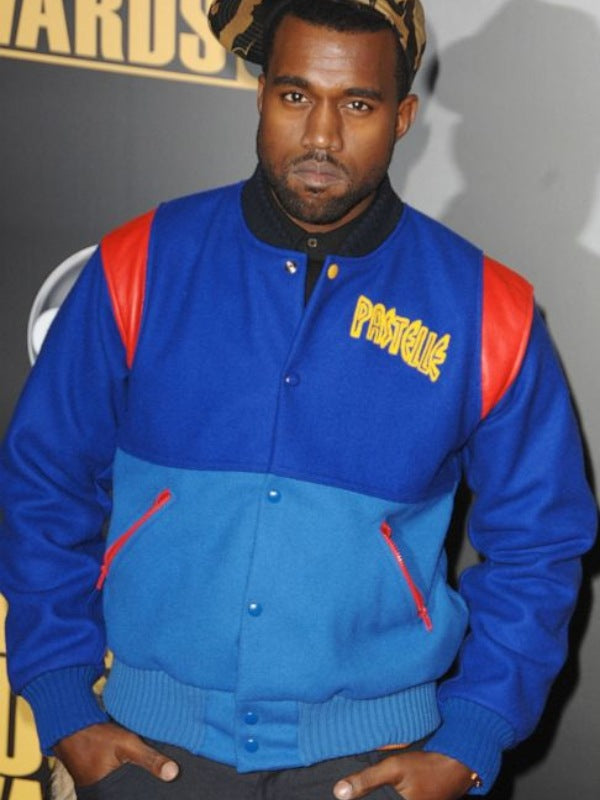 Kanye West Pastelle Varsity Jacket