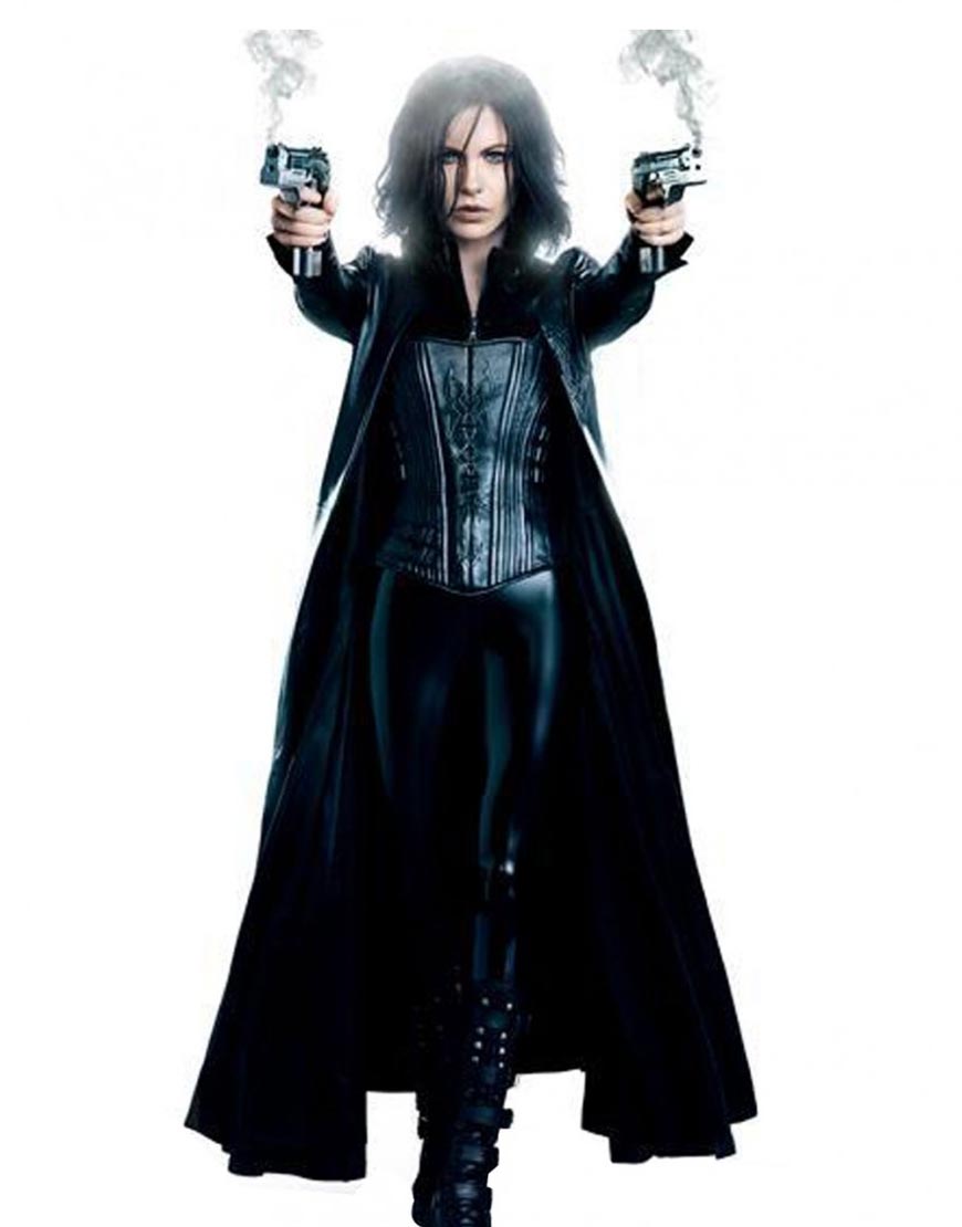 The Underworld Kate Beckinsale Leather Coat