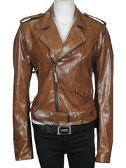 KIM KARDASHIAN STYLISH LEATHER JACKET