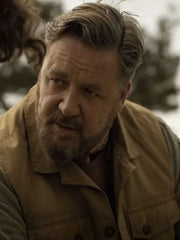 Kraven the Hunter Russell Crowe Brown Vest