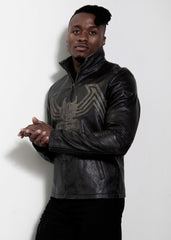 Men's Spider Venom Real Leather Jacket