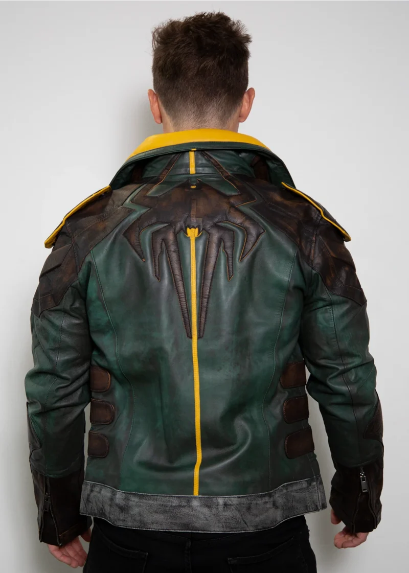 Zane Limited Edition Borderlands Green Leather Jacket