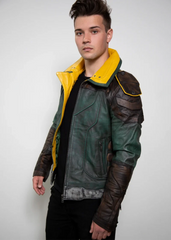 Zane Limited Edition Borderlands Green Leather Jacket