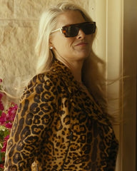 Landman 2024 Ali Larter Leopard Print Blazer Jacket