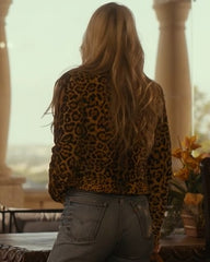 Landman 2024 Ali Larter Leopard Print Blazer Jacket