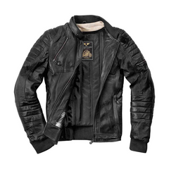 Cafe Racer Brando Motorcycle Quilted Style jacket