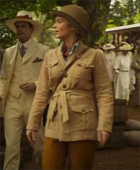 Jungle Cruise Lily Houghton Beige Cotton Jacket