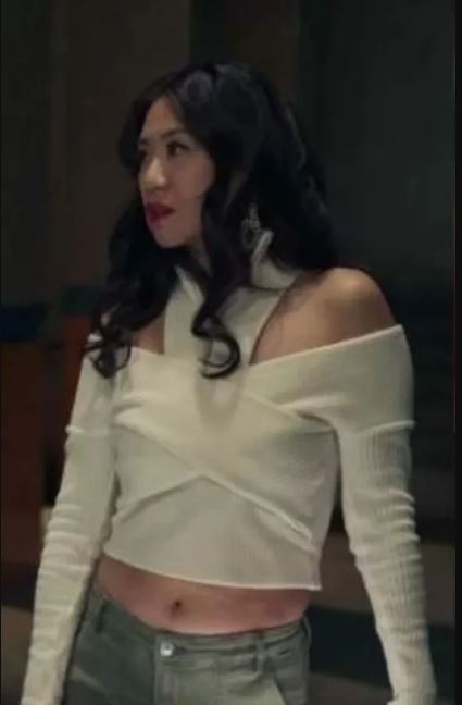 Liza-LapiraThe-Equalizer-White-Sweater