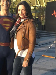Superman And Lois Brown Leather Jacket