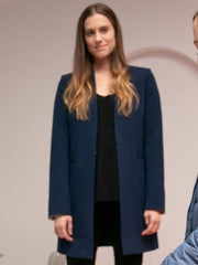 M3GAN-Allison-Williams-Blue-Wool-Mid-Length-Coat