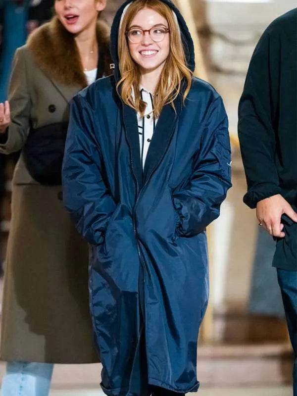 Madame Web 2024 Sydney Sweeney Blue Coat