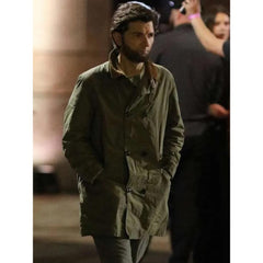 Madame Web Adam Scott Green Cotton Coat