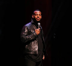 Mar­lon Wayans Good Grief Black Leather Jacket